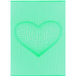 Frazada Matrix Heart Verde